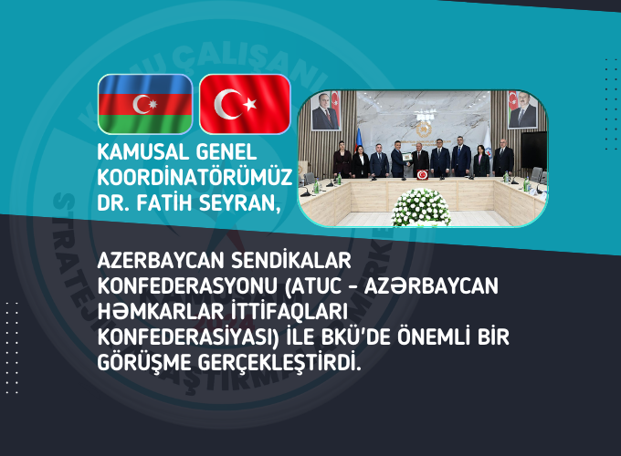 KAMUSAM Genel Koordinatörümüz Dr. Fatih Seyran,